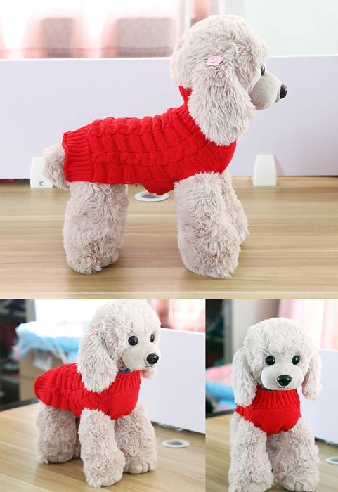 Cashmere Twisted Rope Pet Sweater UK PET HOUSE