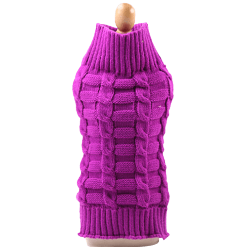 Cashmere Twisted Rope Pet Sweater UK PET HOUSE