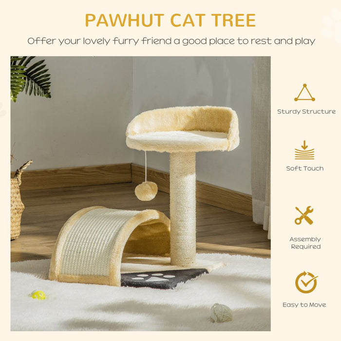 Cat Tower W/ Scratching Post Cosy Sisal Home UK PET HOUSE