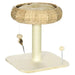 Cat Tree Kitty Activity Centre w/ Top Bed, Toy Ball, & Sisal Scratching Post UK PET HOUSE