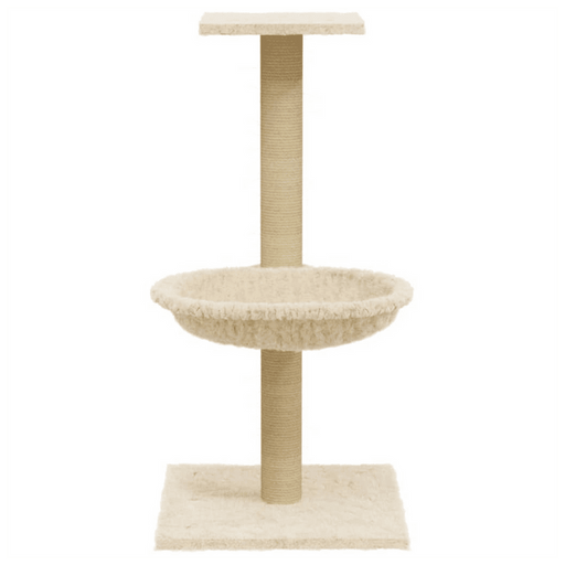 Cat Tree with Sisal Scratching Post 74 cm UK PET HOUSE