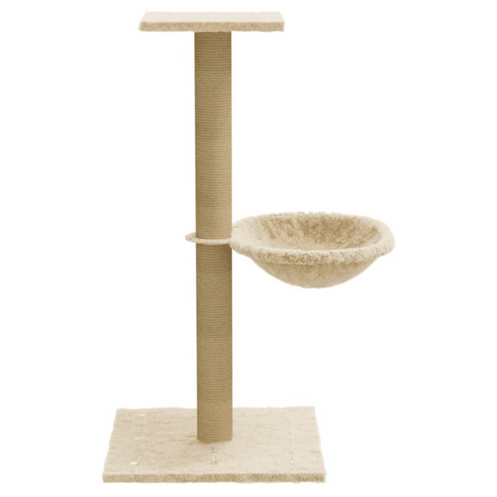 Cat Tree with Sisal Scratching Post 74 cm UK PET HOUSE