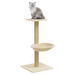 Cat Tree with Sisal Scratching Post 74 cm UK PET HOUSE