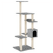 Cat Tree with Sisal Scratching Posts 142 cm UK PET HOUSE