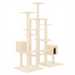 Cat Tree with Sisal Scratching Posts 145 cm UK PET HOUSE