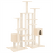 Cat Tree with Sisal Scratching Posts 145 cm UK PET HOUSE