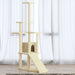 Cat Tree with Sisal Scratching Posts 155 cm UK PET HOUSE