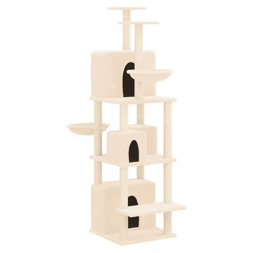 Cat Tree with Sisal Scratching Posts 180 cm UK PET HOUSE