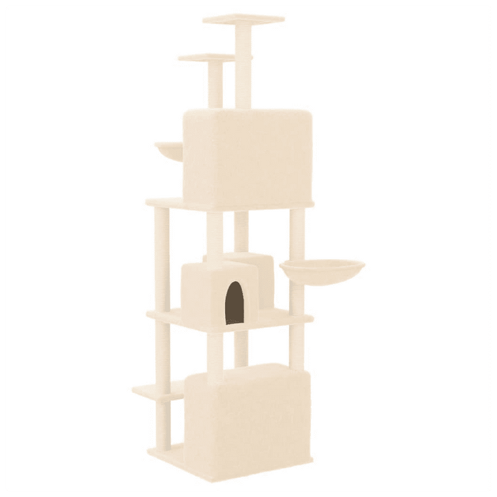 Cat Tree with Sisal Scratching Posts 180 cm UK PET HOUSE