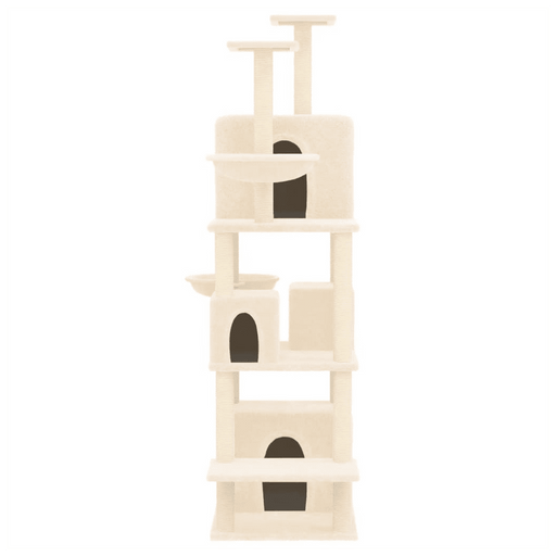 Cat Tree with Sisal Scratching Posts 180 cm UK PET HOUSE