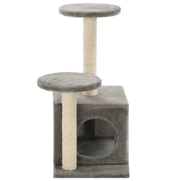 Cat Tree with Sisal Scratching Posts 60 cm UK PET HOUSE