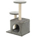 Cat Tree with Sisal Scratching Posts 60 cm UK PET HOUSE