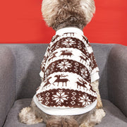 Christmas Pet Dog Sweater Plush Thick T-Shirt UK PET HOUSE