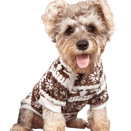 Christmas Pet Dog Sweater Plush Thick T-Shirt UK PET HOUSE