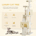 Condo Furniture Scratcher Post Pet Cat Tree Kitten Bed House Play Toy Ladder 181cm UK PET HOUSE