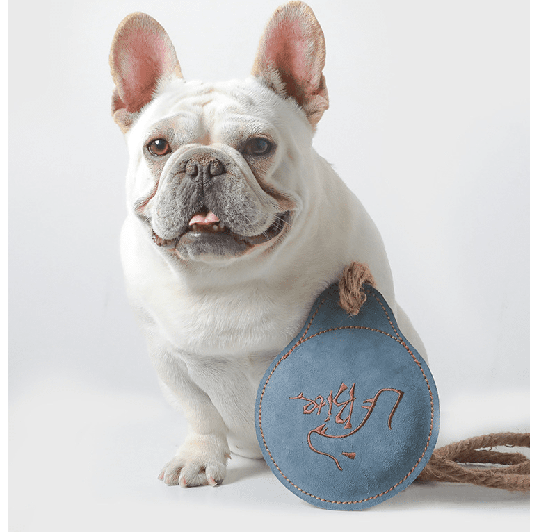 Cowhide Frisbee Dog Toy UK PET HOUSE