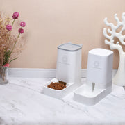 Detachable Pet Auto Food & Water Feeder UK PET HOUSE