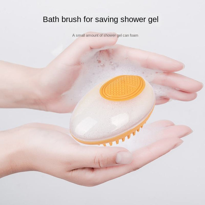 Dog Cat Bath Brush 2-in-1 Pet SPA Massage Comb Soft Silicone Pets Shower Hair Grooming Cmob Dog Cleaning Tool Pet Products UK PET HOUSE