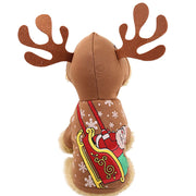 Dog Christmas Costume (Santa Reindeer) UK PET HOUSE