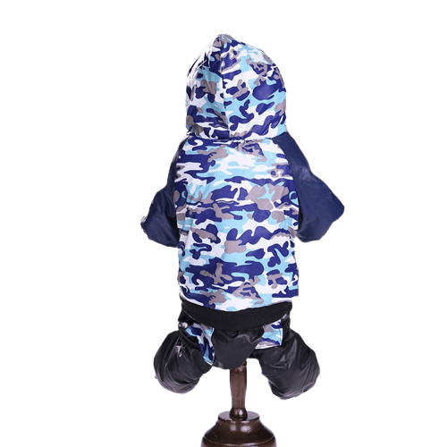 Dog Clothes Winter Camouflage Hooded UK PET HOUSE