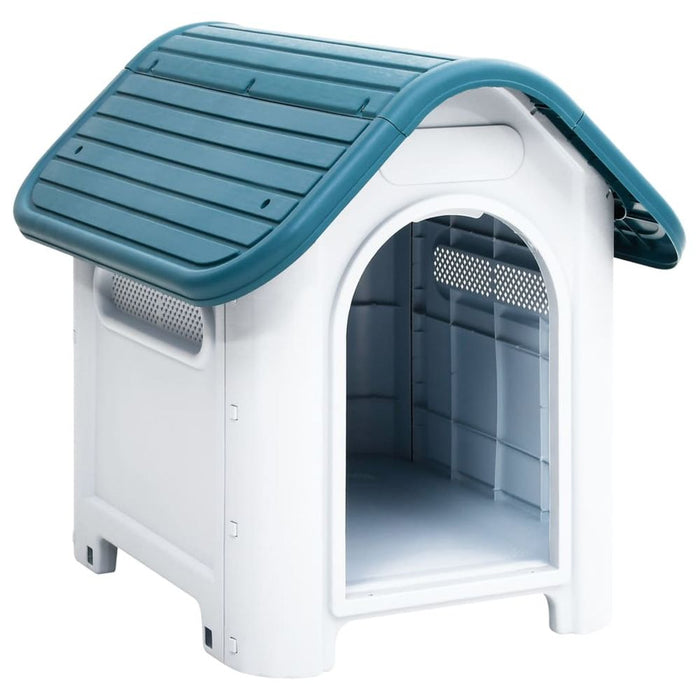 Dog House Blue 59x75x66 cm Polypropylene UK PET HOUSE