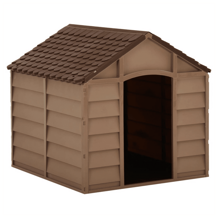 Dog House Brown 71 x 71.5x 68cm UK PET HOUSE