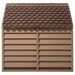 Dog House Brown 86x84x82cm UK PET HOUSE