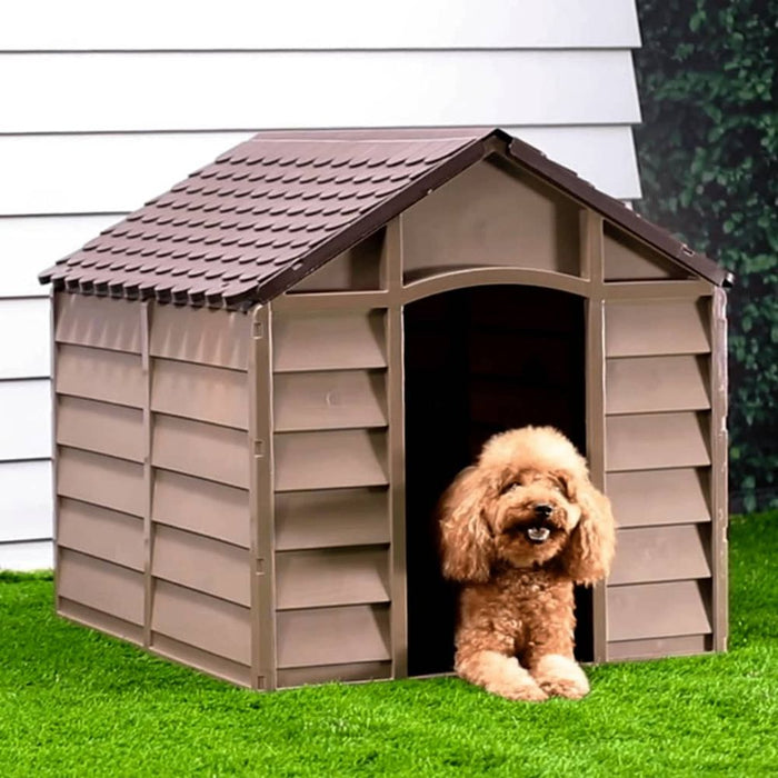 Dog House Brown 86x84x82cm UK PET HOUSE