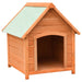 Dog House Solid Pine & Fir Wood 72x85x82 cm UK PET HOUSE