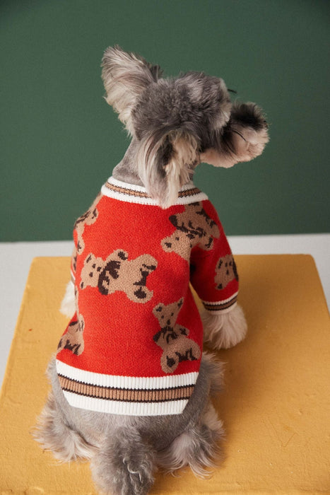 Dog Preppy Style V-neck Striped Vest UK PET HOUSE