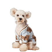 Dog Preppy Style V-neck Striped Vest UK PET HOUSE