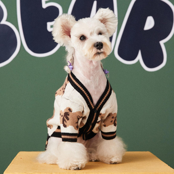 Dog Preppy Style V-neck Striped Vest UK PET HOUSE