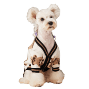 Dog Preppy Style V-neck Striped Vest UK PET HOUSE