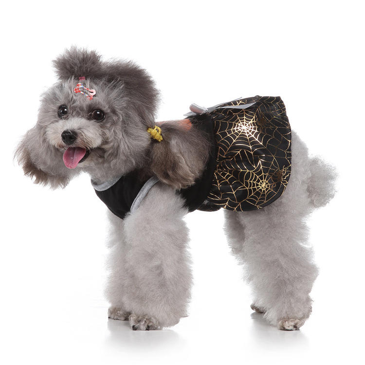 Pet Dog Cat Halloween Wizard Skirt Pet Dog Clothes Bat Skirt eprolo