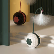 Electric Intelligent Bite Resistant Pet Toy (White & Black) UK PET HOUSE