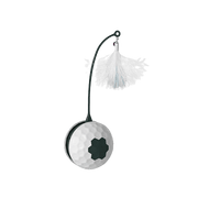 Electric Intelligent Bite Resistant Pet Toy (White & Black) UK PET HOUSE