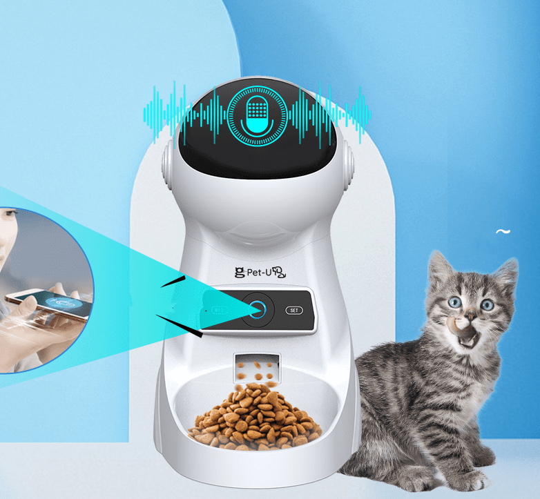 FIOVIEL Automatic WIFI Pet Feeder UK PET HOUSE