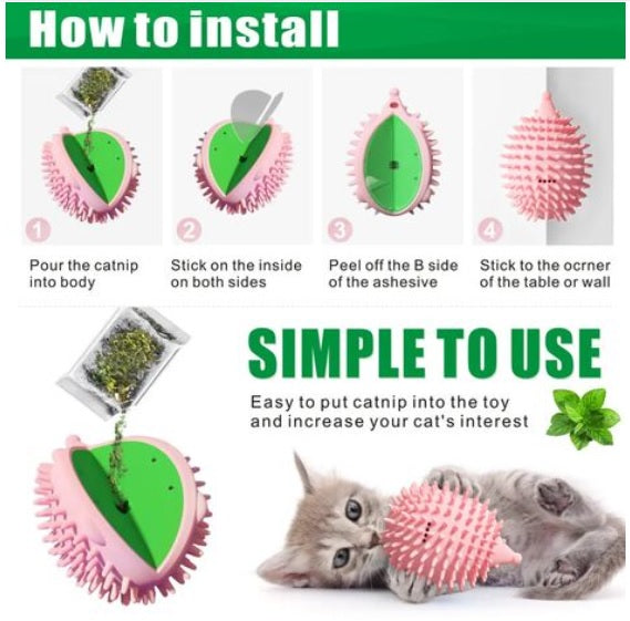 Feather Frenzy Teaser & Scratcher Cat Toy UK PET HOUSE