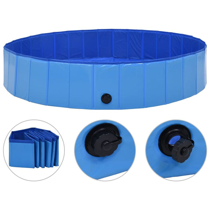 Foldable Dog Swimming Pool Red 200x30 cm PVC UK PET HOUSE