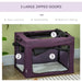 Foldable Pet Carrier Bag w/ Cushion - Purple UK PET HOUSE