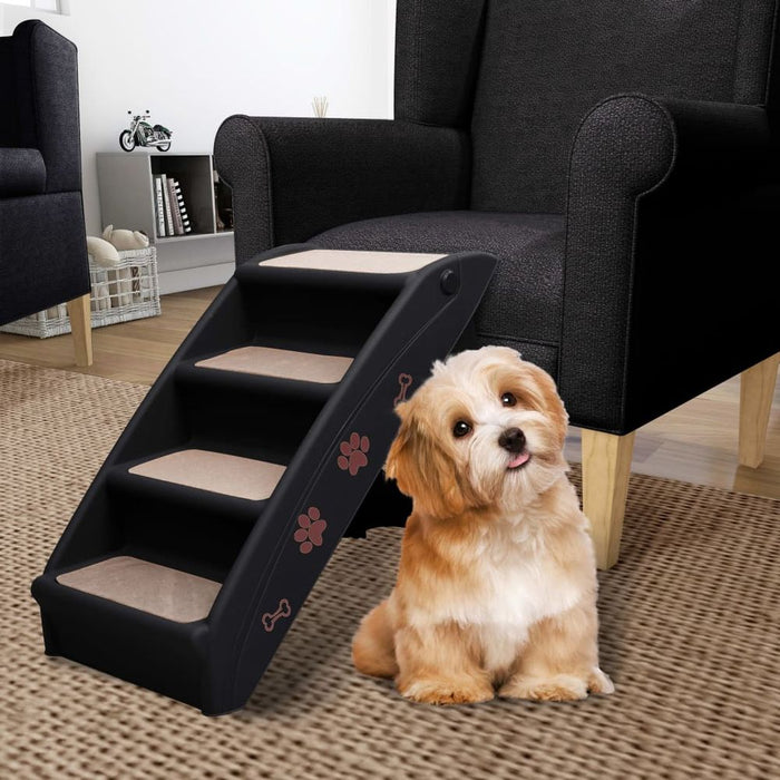 Folding Dog Stairs  62x40x49.5 cm UK PET HOUSE