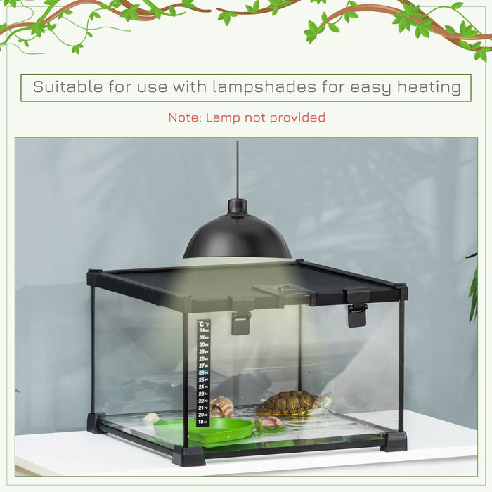 Glass Reptile Terrarium Habitats for Lizards, Frogs, Snake Pawhut UK PET HOUSE