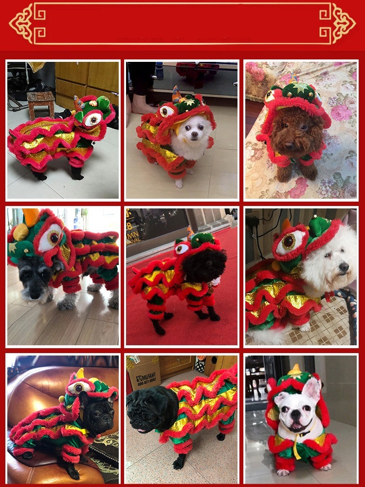 Halloween Pet dance lion funny costume UK PET HOUSE