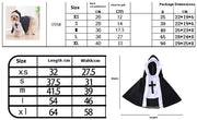 Halloween Pet Costume – Choose Between Nun Cloak or Priest Holding Bible Outfit for Cats & Small Dogs UK PET HOUSE