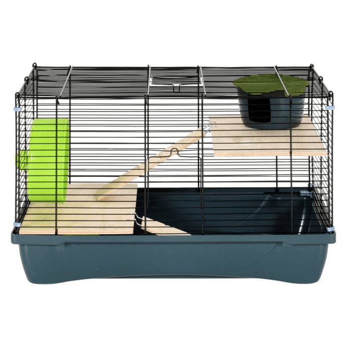 Hamster Cage Grey Polypropylene and Metal UK PET HOUSE