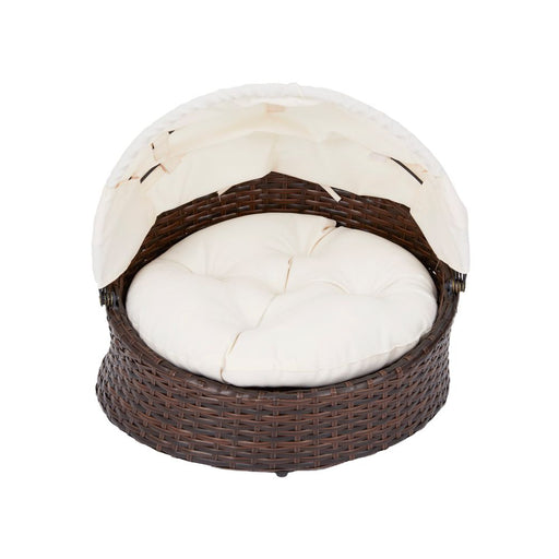 Indoor Outdoor Rattan Pet Bed UK PET HOUSE