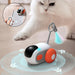 Interactive Pet Cat Dog Car Toy USB Charging (Crazy-Joy Car) UK PET HOUSE