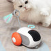 Interactive Pet Cat Dog Car Toy USB Charging (Crazy-Joy Car) UK PET HOUSE