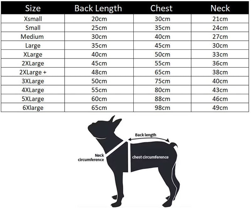 Multicolor Winter Vest for Dogs UK PET HOUSE