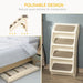 Non-Slip Portable Dog Steps for Bed & Sofa - Beige UK PET HOUSE